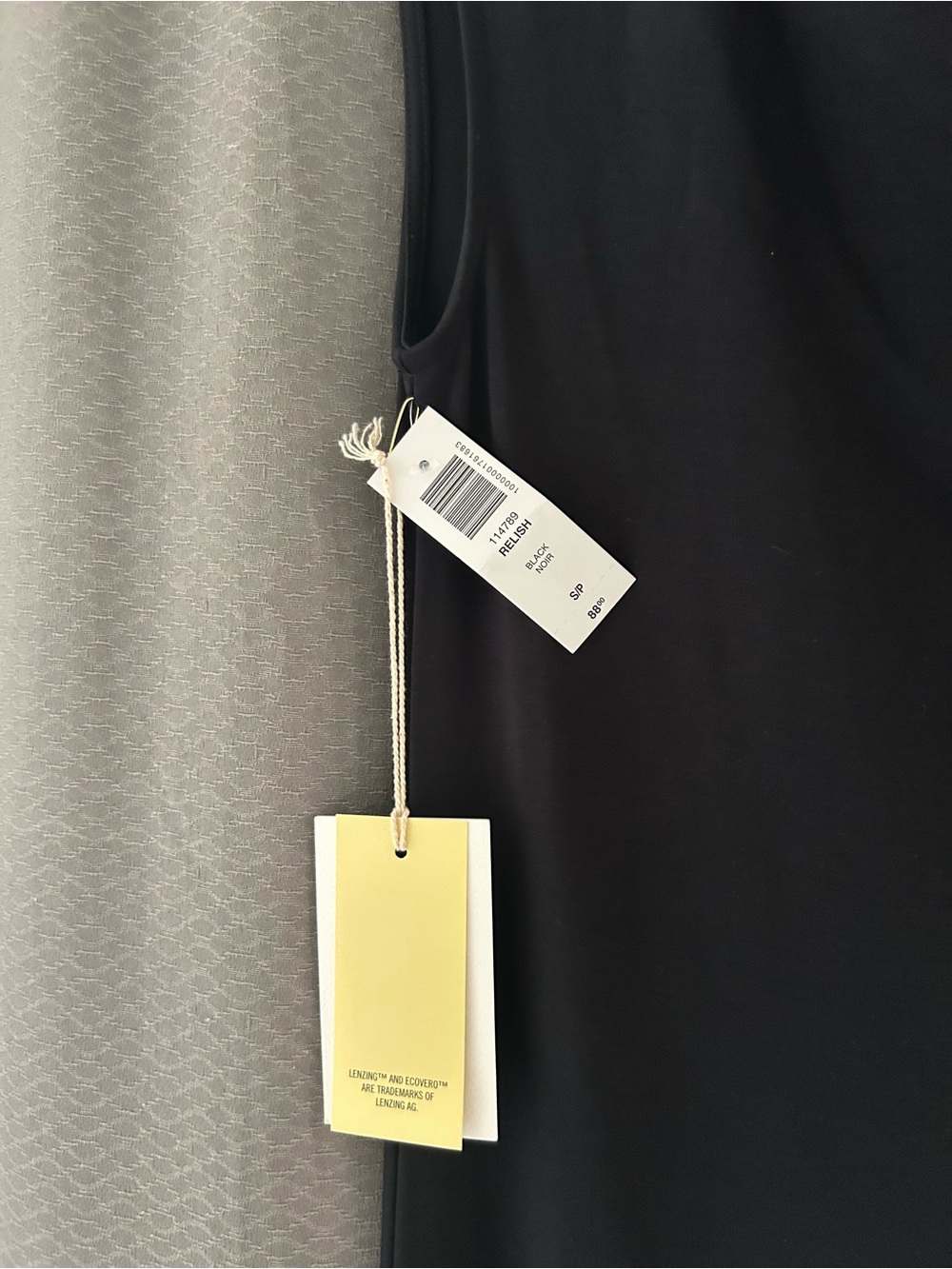 Aritzia Relish dress blk sm NWT - Picture 2 of 2